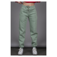 Madmext Women's Mint Green Rack Sweatpants with an Elastic Waist