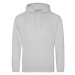 Just Hoods Unisex mikina s kapucí JH001 Moondust Grey -Solid