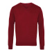 Premier Workwear Pánský pletený svetr PR694 Burgundy -ca. Pantone 216
