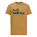 Jack Wolfskin BRAND T M Pánské triko, žlutá, velikost