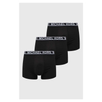 Boxerky Michael Kors 3-pack pánské, černá barva