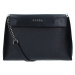 ELEGA <![CDATA[Velké crossbody psaníčko Ann černá/stříbro]]>