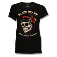 tričko street dámské - SARINA - BLACK HEART - 9568