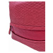 Červená crossbody kabelka se slušivou texturou