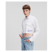 Košile karl lagerfeld jeans klj cropped logo shirt bílá