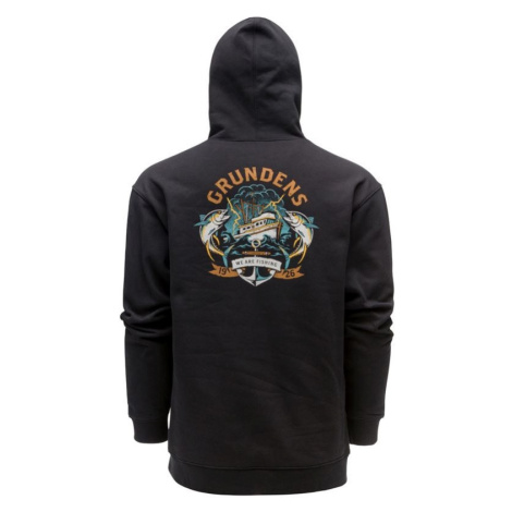 Grundéns mikina displacement dwr hoodie tuna tattoo black