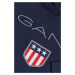 MIKINA GANT SHIELD HOODIE modrá