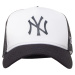 NEW ERA TEAM BLOCK NEW YORK YANKEES MLB TRUCKER CAP Bílá