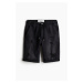 H & M - Džínové šortky Hybrid Slim - černá