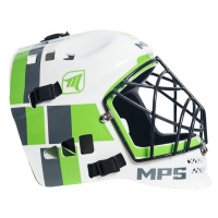 MPS White/Green helmet