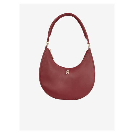 Vínová dámská kabelka Tommy Hilfiger Feminine Shoulder Bag - Dámské