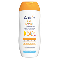 Astrid Dětské mléko na obličej a tělo na opalování SPF 50 Sun 200 ml