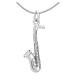 Silvego Stříbrný přívěsek Saxofon PRM13095