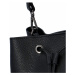 Dámská kožená kabelka černá - ItalY TianJin černá