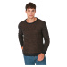 Trendyol Anthracite Men's Slim Fit Crewneck Textured Sweater