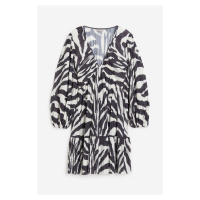 H & M - Plisované žerzejové šaty - šedá