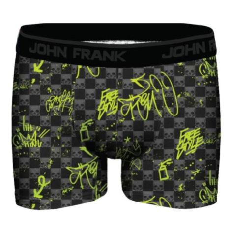 Pánské boxerky John Frank JFBDMOD103 | černá