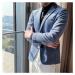 Manšestrové pánské sako teplé business styl