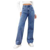 Rozšířené džíny s vysokým pasem