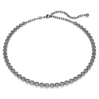 Swarovski Luxusní náhrdelník s černými křišťály Imber Tennis 5682593