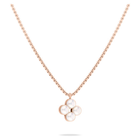 Tamaris Půvabný bronzový náhrdelník se syntetickými perlami TJ-0513-N-45