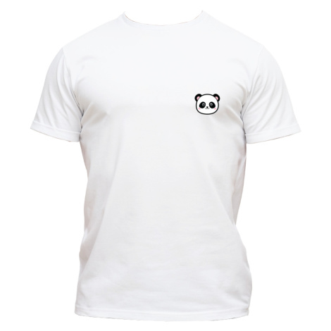 Slippsy Pánské tričko Panda bílé/XXL