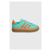 Sneakers boty adidas Originals Gazelle Bold tyrkysová barva, IG4386