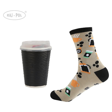 Raj-Pol Woman's Socks Coffe