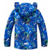 Chlapecká jarní, podzimní bunda, zateplená - KUGO B2836a, modrá Barva: Modrá
