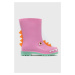 Dětské holínky Melissa Rain Boot + Fabula Inf růžová barva