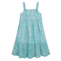 Dětské bavlněné šaty Michael Kors tyrkysová barva, mini, oversize