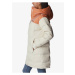 Oranžovo-krémový dámský prošívaný zimní kabát s kapucí Columbia Opal Hill