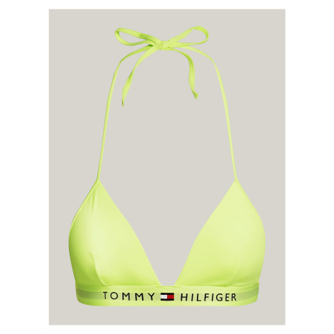 Dámská plavková podprsenka UW0UW04109 LT3 neon. žlutá - Tommy Hilfiger