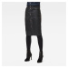 G-STAR Skirt - Noxer Navy Pencil Button Skirt Black