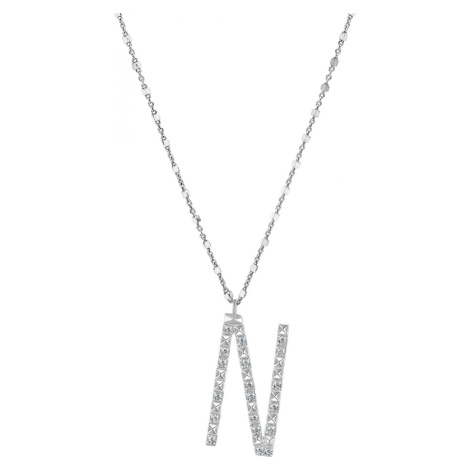 Rosato Stříbrný náhrdelník s přívěskem N Cubica RZCU14 (řetízek, přívěsek)