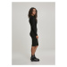 Šaty Urban Classics Ladies Peached Rib Dress LS - black
