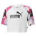 Puma G ESS+ ART RAGLAN TEE Bílá