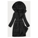 Černá vypasovaná dámská zimní bunda (H-1071-01)