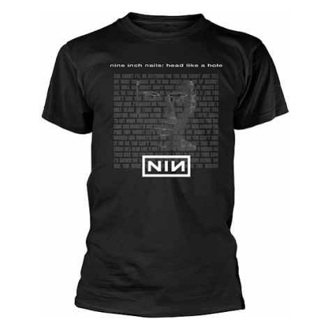 Nine Inch Nails tričko, Head Like A Hole, pánské PLASTIC HEAD