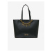 Černá dámská kabelka s ozdobnými detaily Versace Jeans Couture