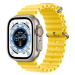 Apple Watch Ultra 49mm titanové pouzdro se žlutým oceánským řemínkem