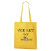 DOBRÝ TRIKO Bavlněná taška s potiskem Více drinků Barva: Žlutá