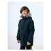 4F JUNIOR-BOYS JACKET JKUM001-20S-DEEP BLACK Černá