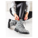 FILIPPO LACE-UP ANKLE BOOTS WITH PATTERN