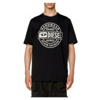 Tričko diesel t-just-l21 t-shirt černá