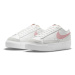 NIKE-Blazer Low Platform white/summit white/black/pink glaze Bílá