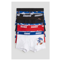 H & M - Boxerky 5 kusů - modrá