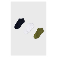 Dětské ponožky Mayoral 3-pack zelená barva