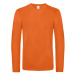 B&amp;C Pánské tričko s dlouhým rukávem TU07T Urban Orange
