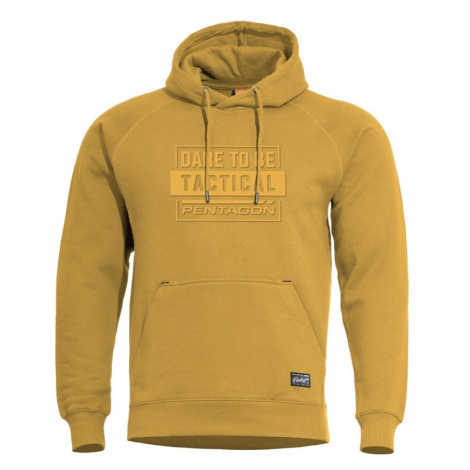 Žluté pánské sportovní mikiny přes hlavu